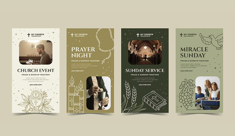 Créez des invitations de première communion personnalisées